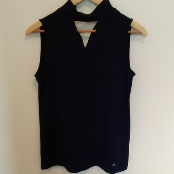 Jones New York Tops - JONES  NY- Navy Jersey Knit Tank